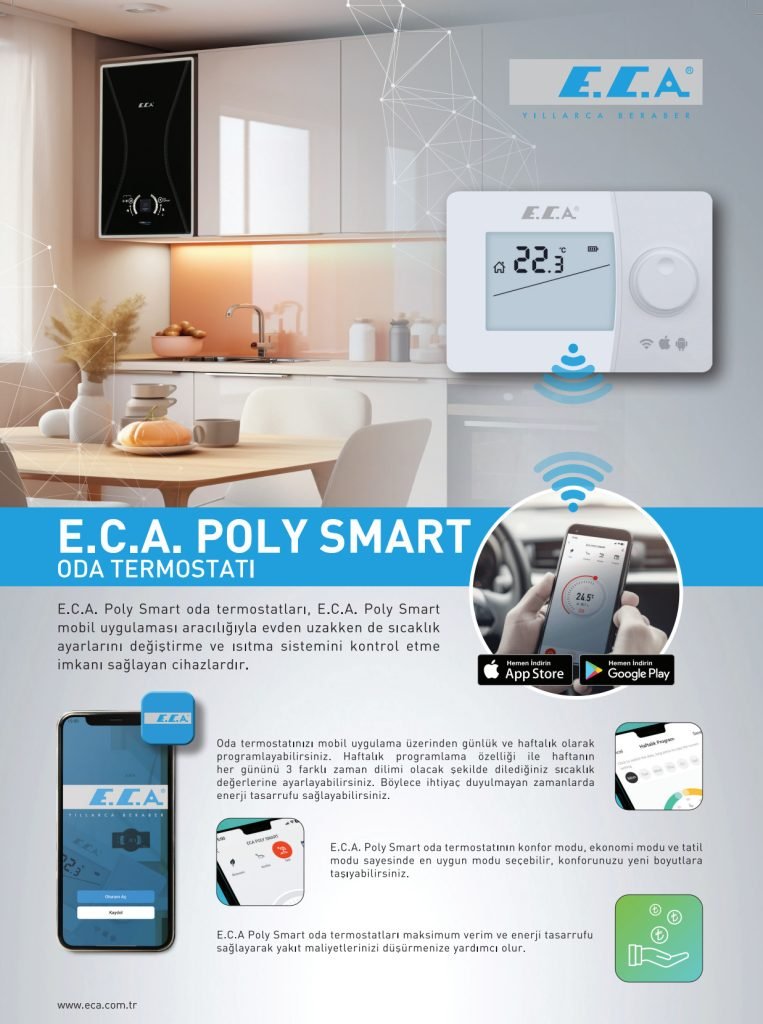 ECA Poly Smart Akıllı Oda Termostatı 4